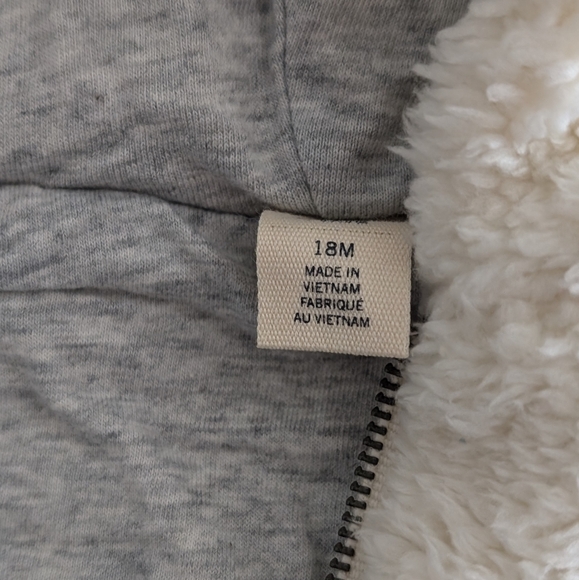 Tucker + Tate Teddy Bear Cozy Pile High  Hooded Compfy Fleece 12 months Nwt  ❤️ - Picture 8 of 10